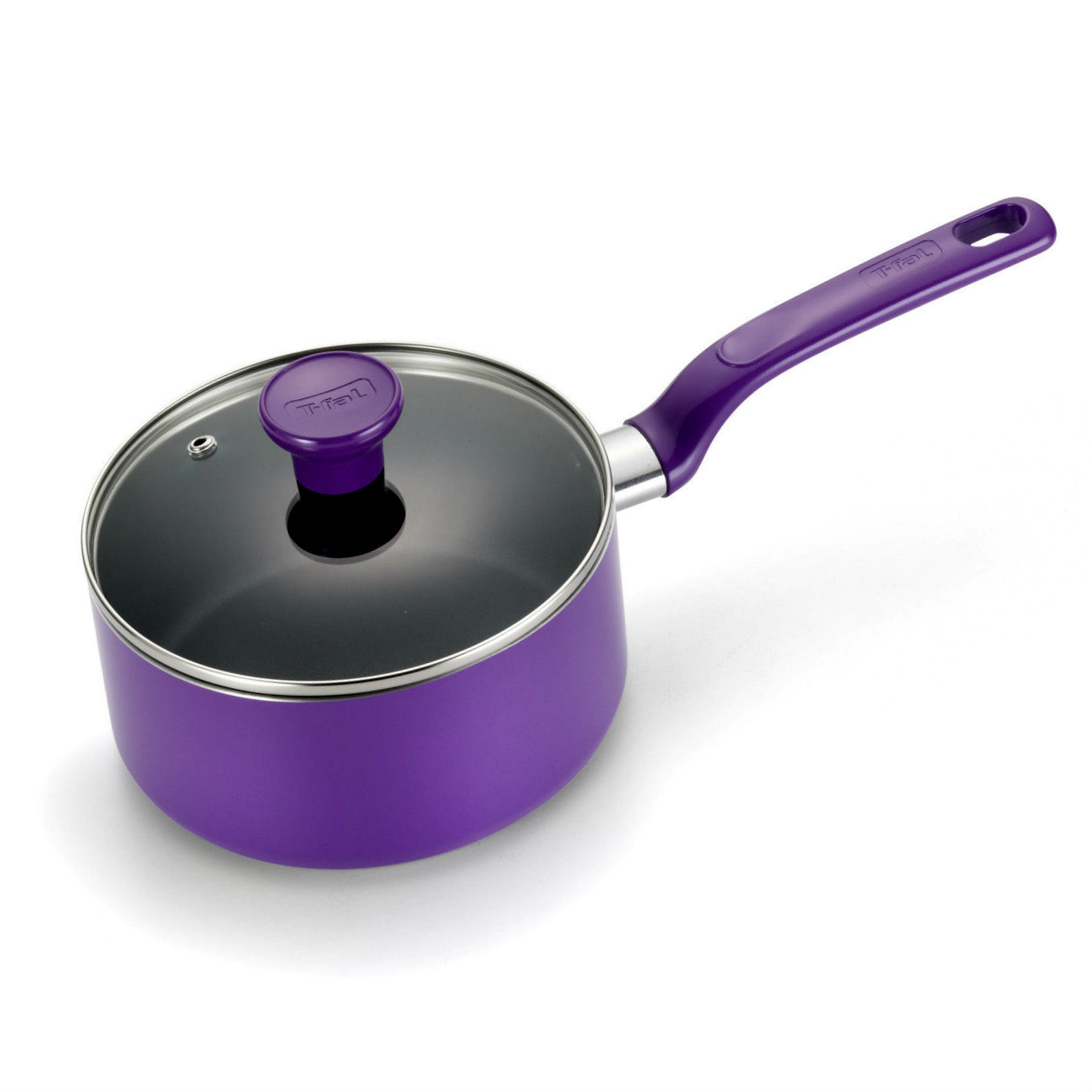 Cookware Set 14 Piece Nonstick Thermo Spot Kitchen Purple Cookware