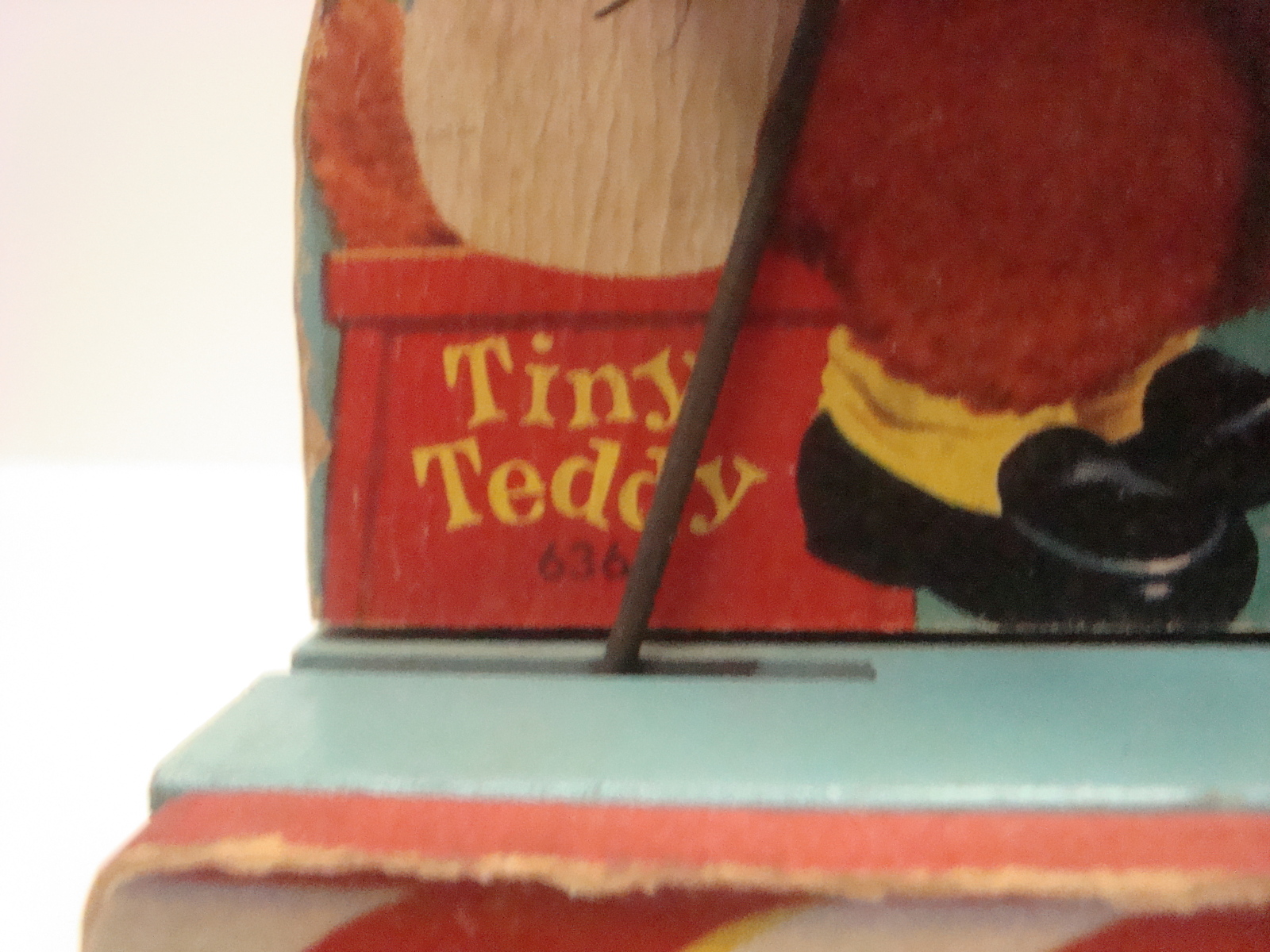 fisher price tiny teddy pull toy