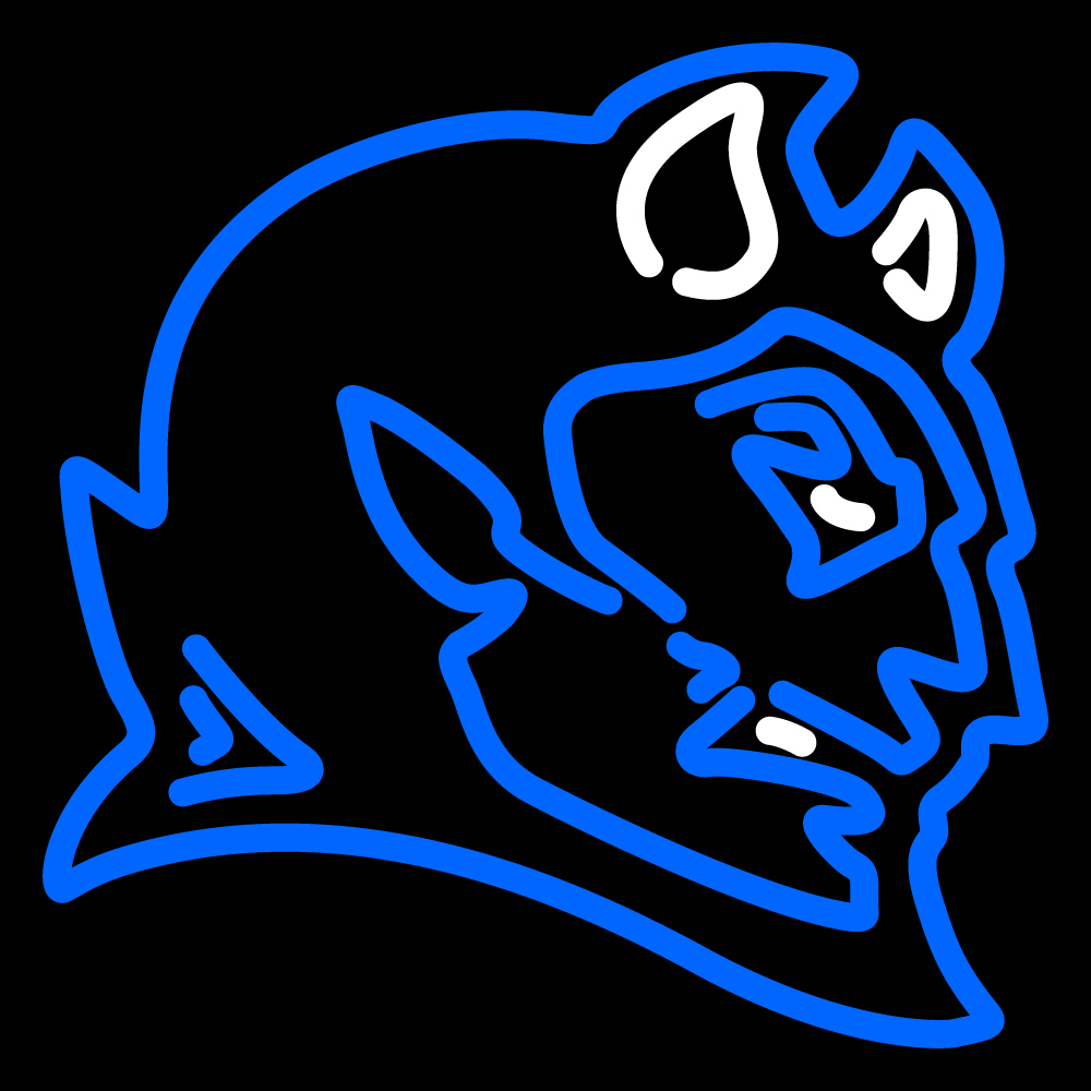 NCAA Ccsu Blue Devils Logo Neon Sign - Neon