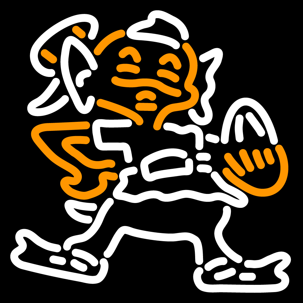 NFL Cleveland Browns Logo Neon Sign - Neon
