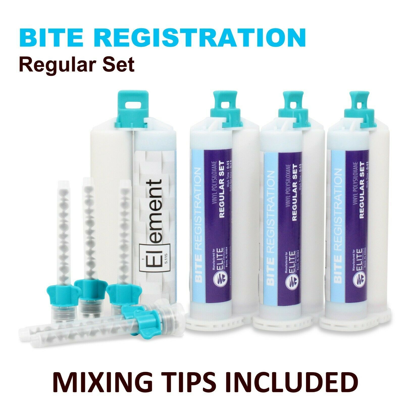 Element Bite Registration Dental Impression Material Regular Set