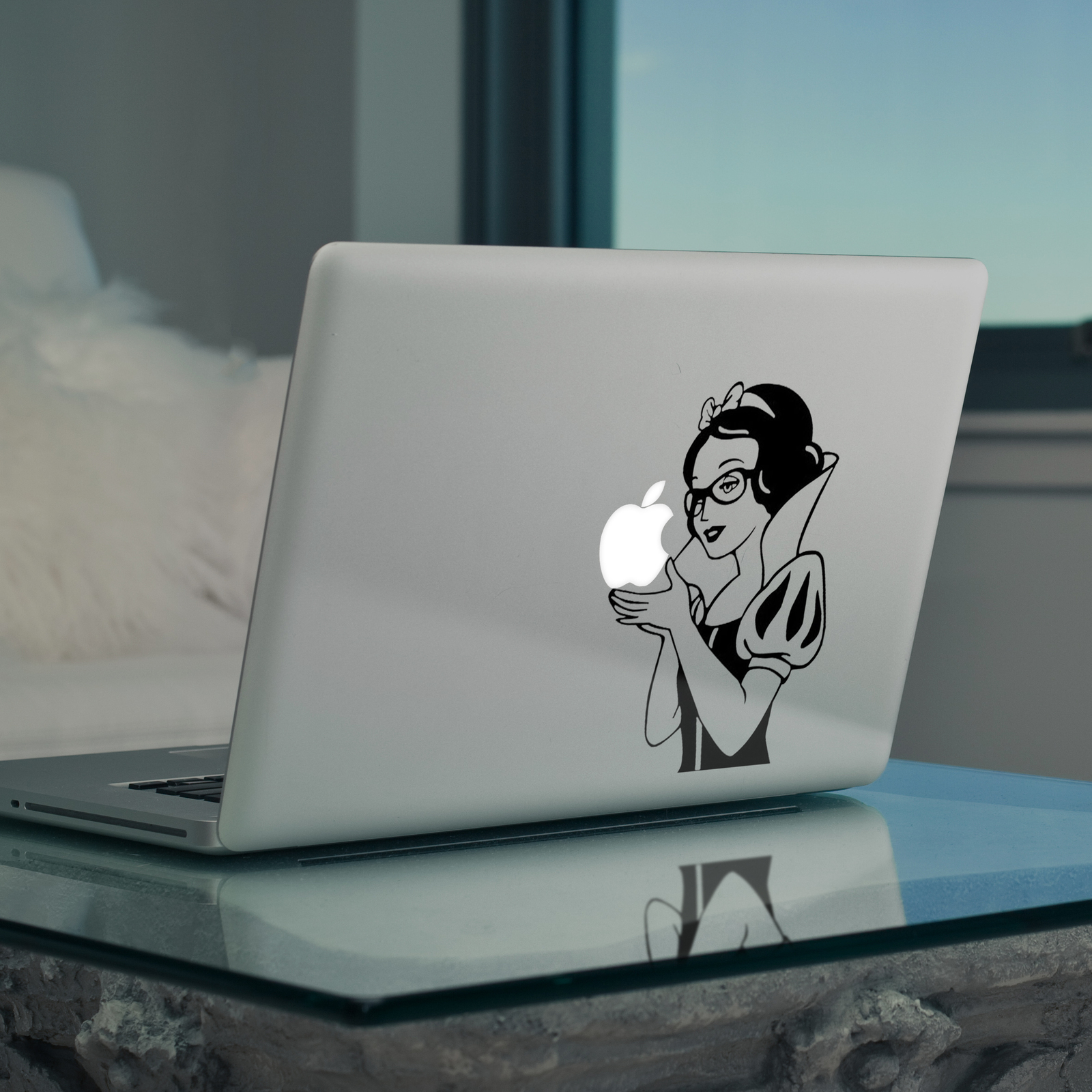 MacBook Snow White Sticker Decal For MacBook Pro Air All Sizes Snow White Art
