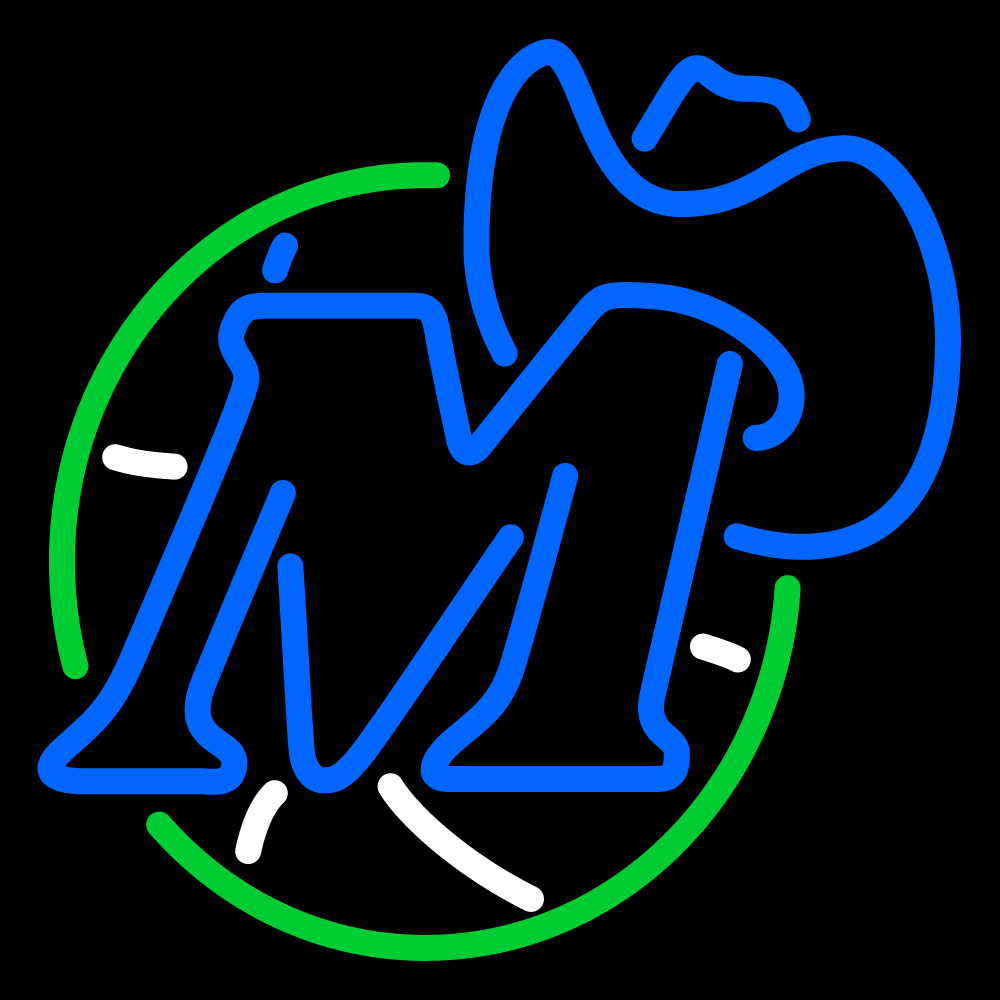 NBA Dallas Mavericks Logo Neon Sign - Neon