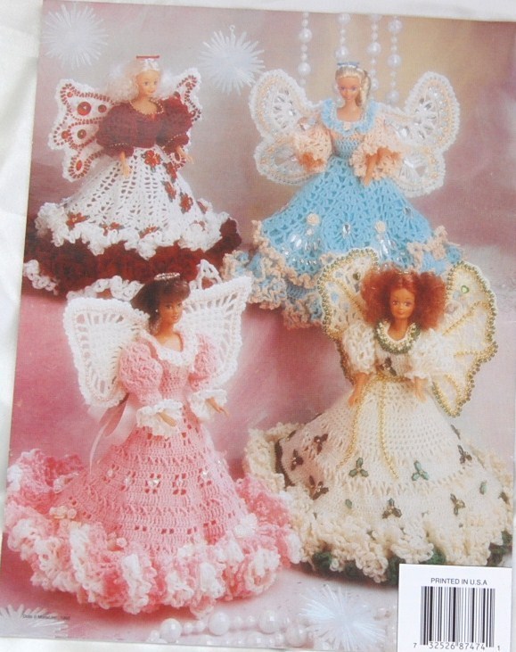 Fashion Doll Angels Crochet Patterns Annie's Attic 1993 Patterns