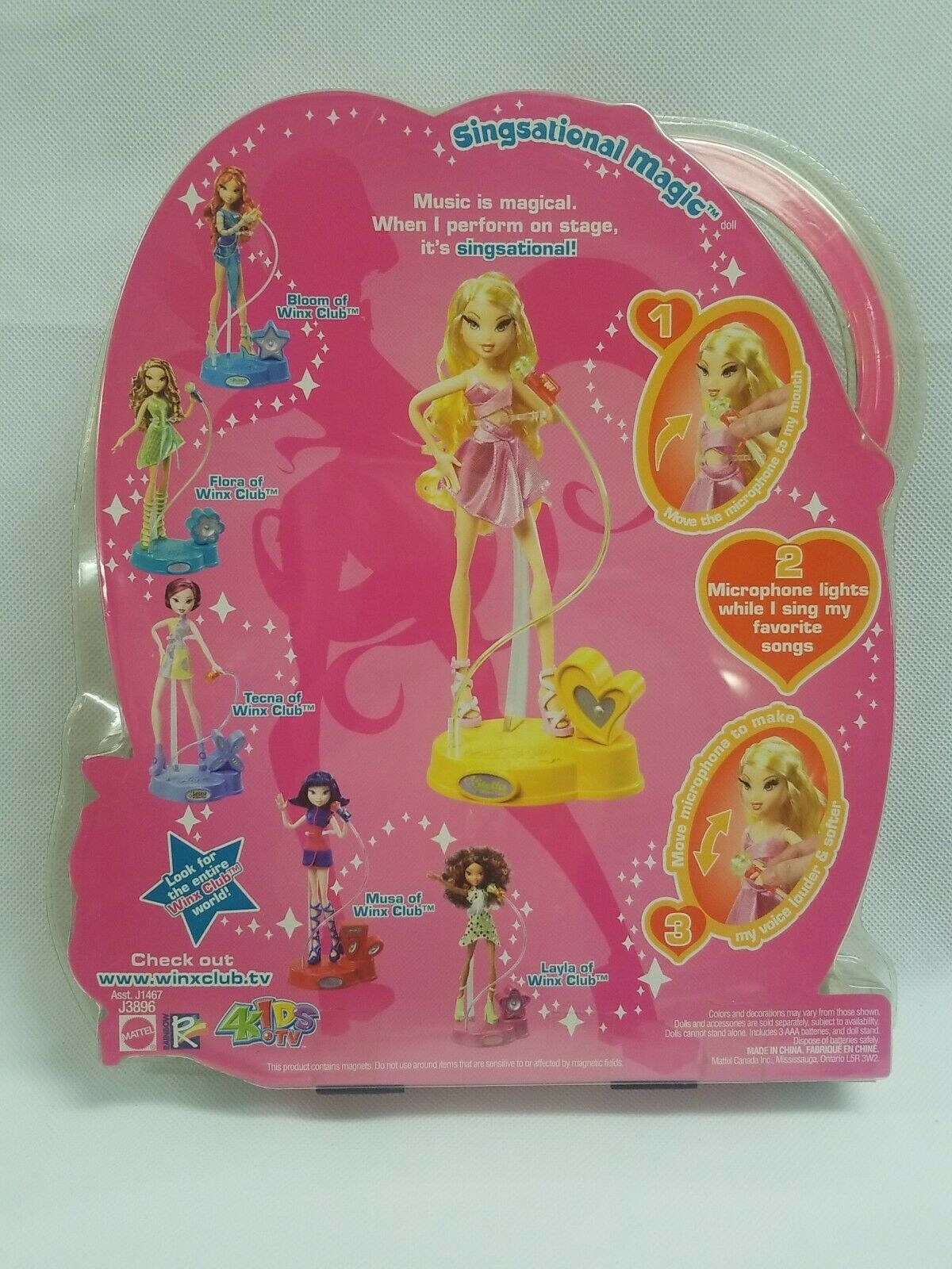 winx club singsational magic dolls