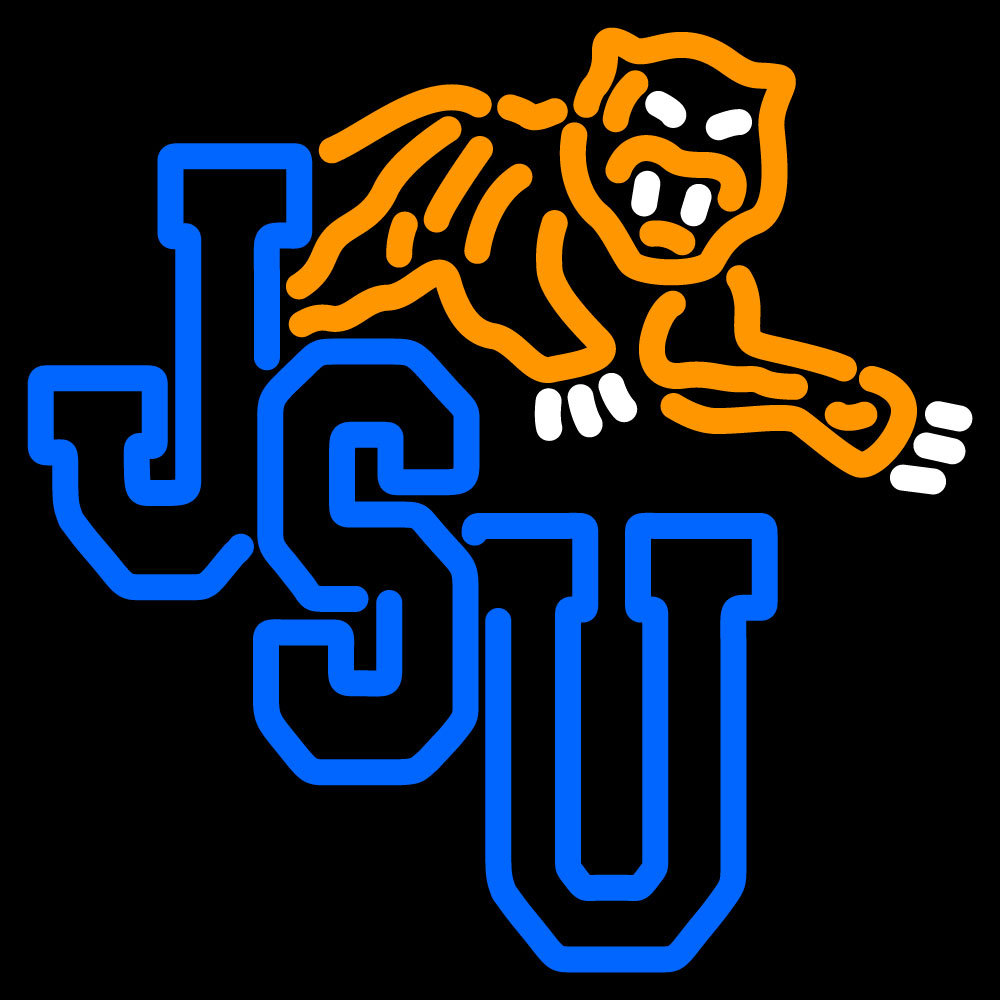 Jsu Tigers Apparel NCAA Jackson State Tigers Metal Street Sign - 4x15\, image size:1000x1000