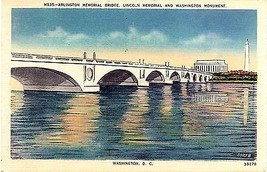 1940's Arlington Memorial Bridge, Washington D.C. - $5.89