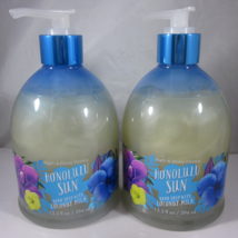2 Bath & Body Works Hand Soap 13.3 oz  Coconut Milk  Honolulu Sun - $39.99
