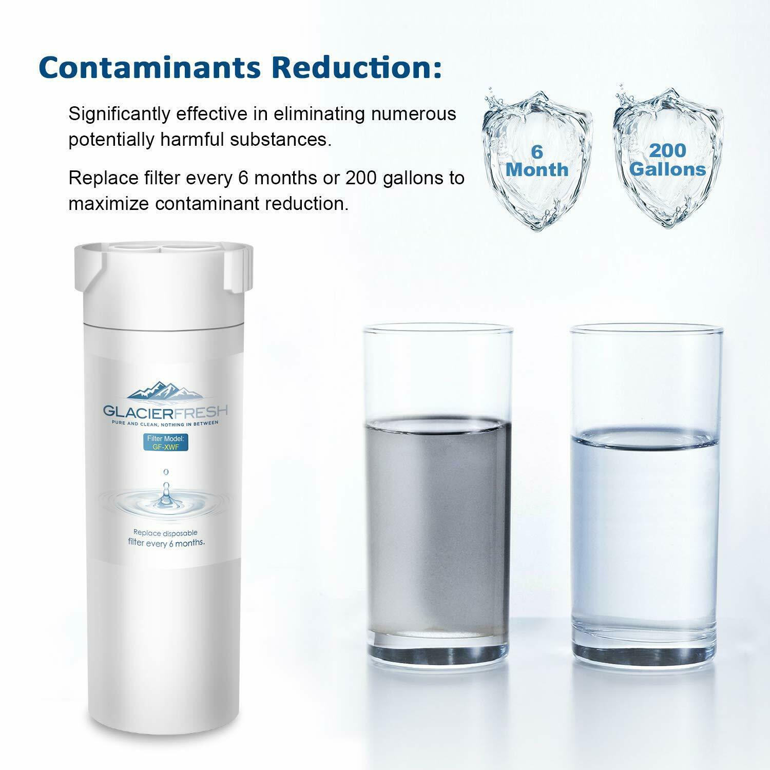 Replacement Water Filter For GE XWF Refrigerator Water Filter 1Pack Water Filters