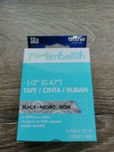 P-Touch Embellish TZe MPSL31 Tape 1/2" Silver Lace Pattern - $14.80