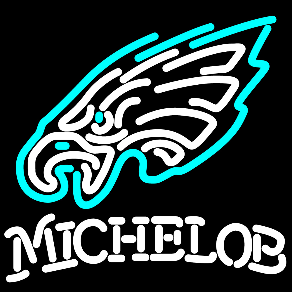 NFL Michelob Philadelphia Eagles Neon Sign Other Collectible Lighting
