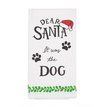 IZZY & OLIVER "Dear Santa~It Was The Dog" 6006994 Kitchen Bar Tea Towel~19″X27″ - $8.71