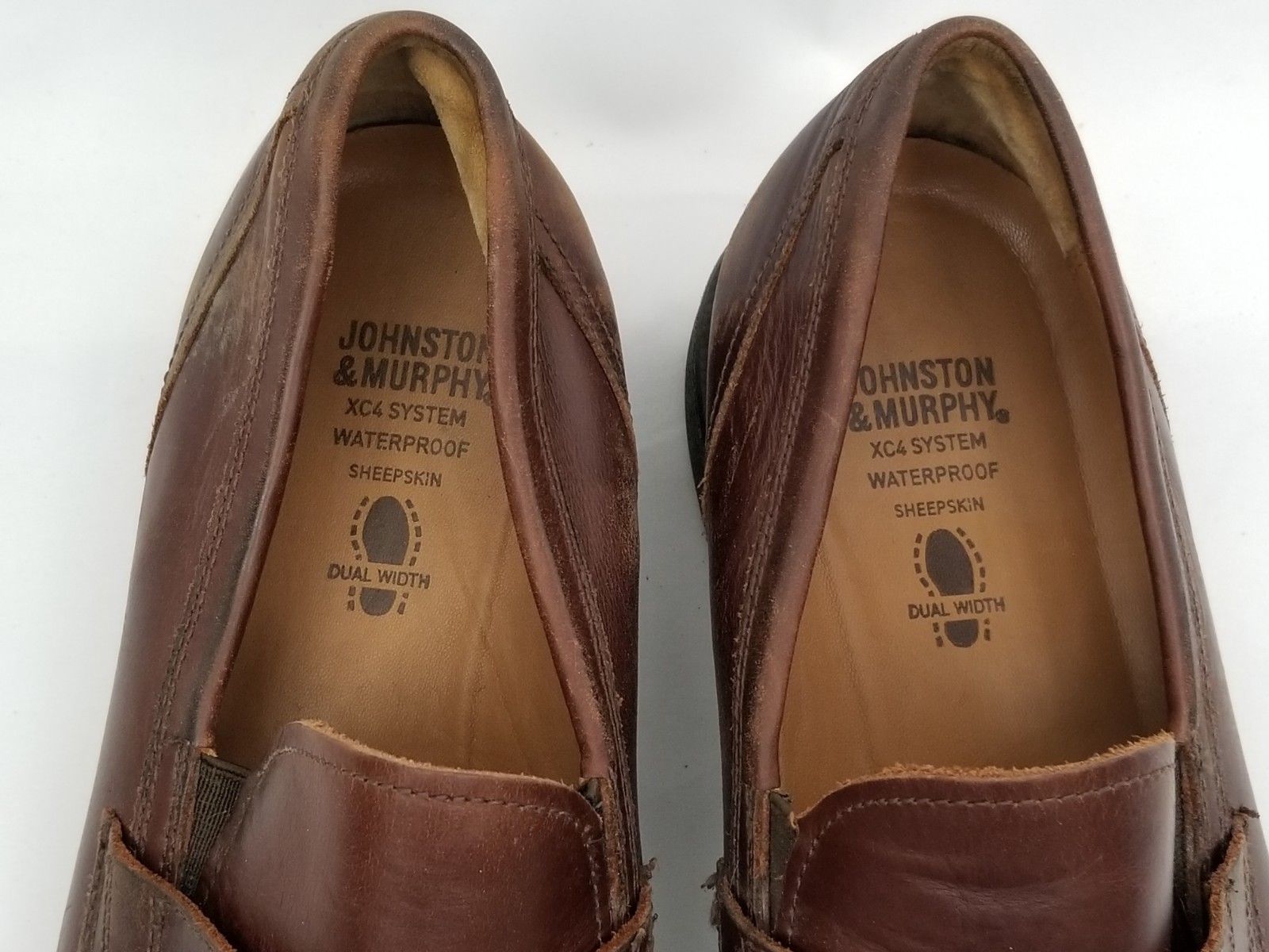 johnston & murphy sheepskin shoes
