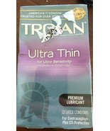 Trojan Ultra Thin Sensitivity Premium Lubricated Latex Condoms, 12 Count... - $11.80