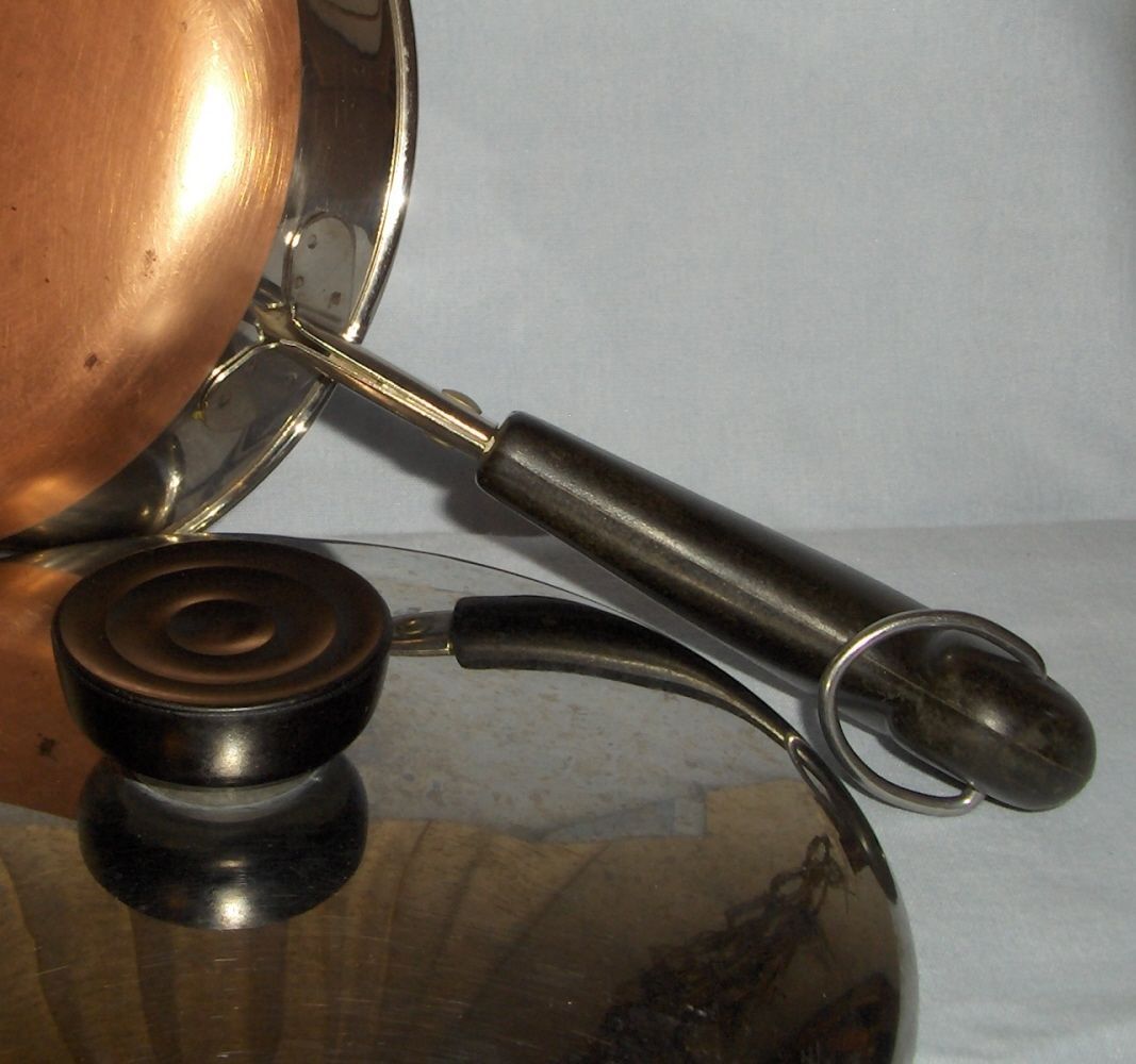 Vintage Revere Stainless Steel Copper Bottom 7" Frying Pan, rw101