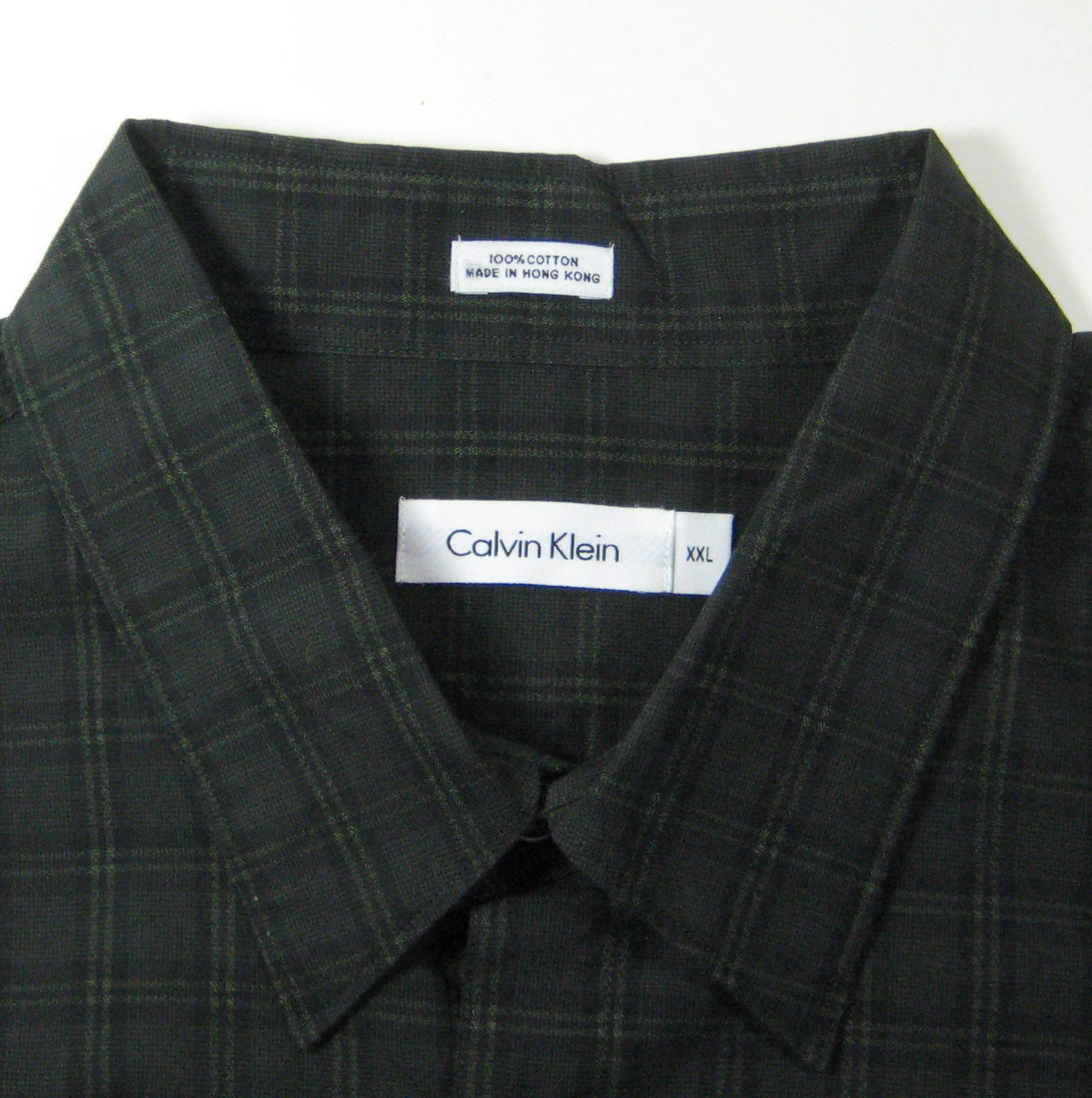 Dark Green Plaid Dress