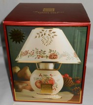 Lenox WILLIAMSBURG Boxwood and Pine Pattern PORCELAIN Candle Lamp MINT I... - $29.69