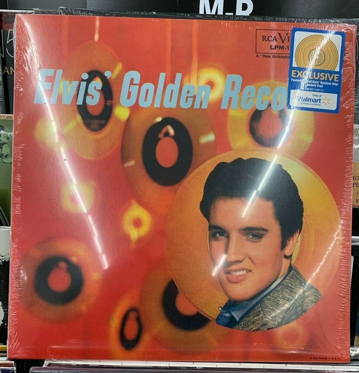 Elvis Presley Elvis's Golden Records Limited Edition Gold Colored Vinyl