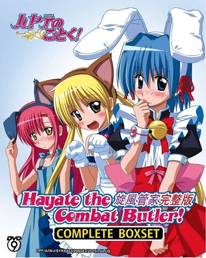 Dvd Anime Hayate The Combat Butler Season 1 4 Movie English Sub Region All Dvd Hd Dvd And Blu Ray