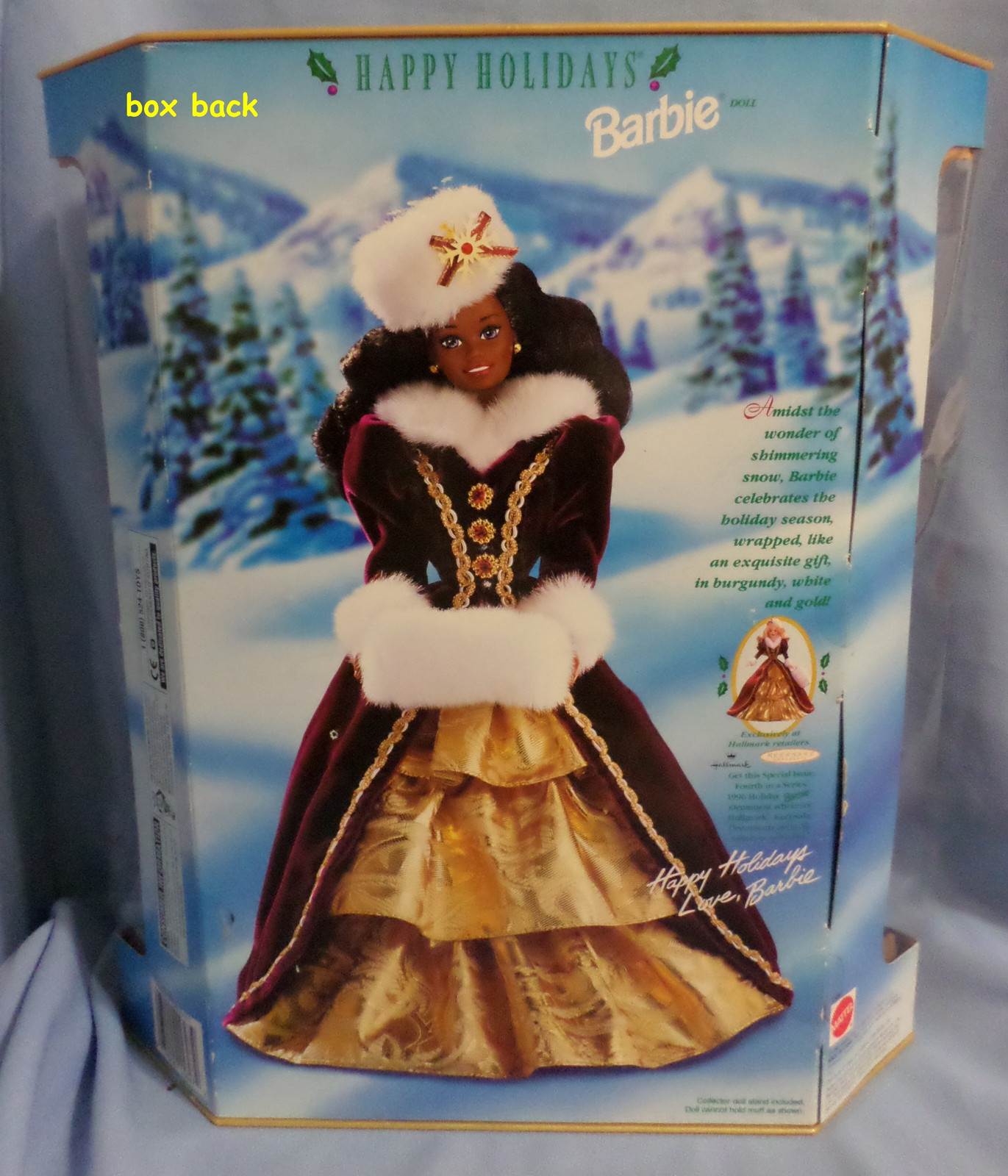 mattel 1996 happy holidays barbie doll special edition by mattel