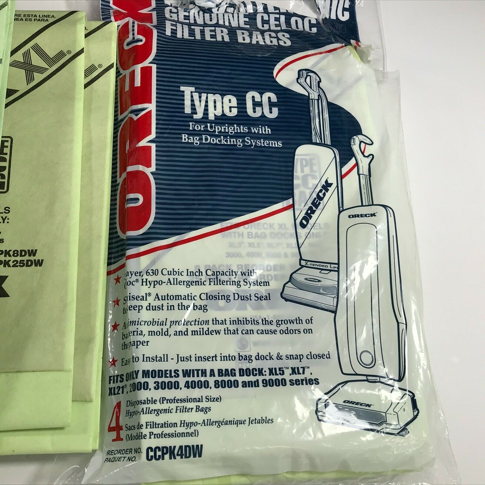 Lot of 11 Oreck Type CC Vacuum Cleaner Bags and 36 similar items