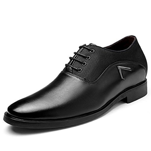 Genuine Leather Heightening Elevated Oxfords Men's Formal Business ...