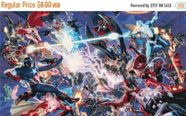 Cross stitch pattern - Marvel secret wars 21.64&quot;X12.21&quot; L1105 - $3.99