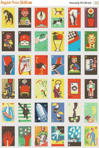 Cross stitch pattern - Alphabet illustred characters 19.71&quot;X28.63&quot; L923 - $3.99
