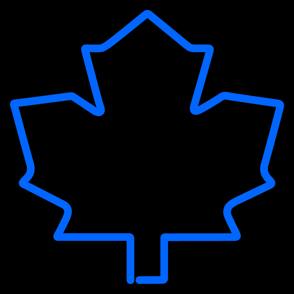 maple leaf neon sign