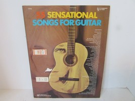 VTG 1972 55 SENSATIONAL SONGS FOR GUITAR MUSIC INSTRUCTION BOOK 64 PAGES - $5.89