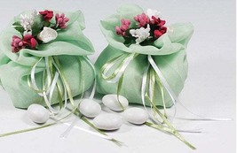 5pieces Green Candy Bag Toppers, Favor Bags,Candy Bags,Chocolate Bags - $5.90