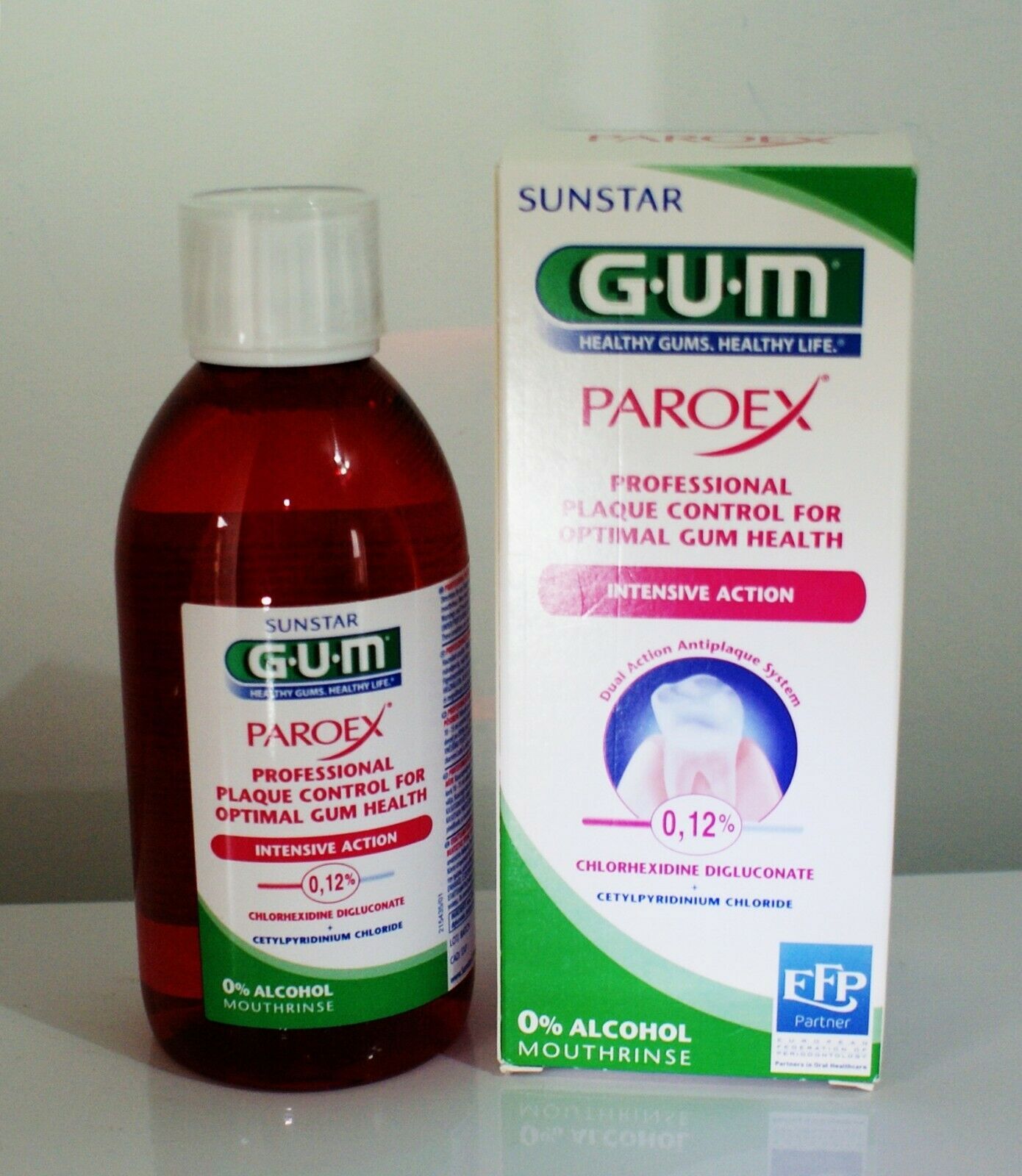 Gum paroex gingidex mouthwash professional bacterial control plaque