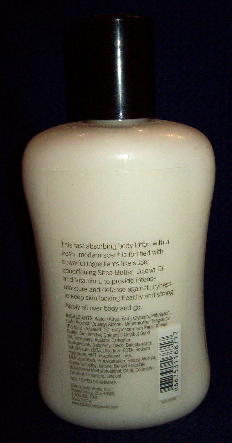 BATH AND BODY WORKS PARIS FOR MEN Cologne BODY LOTION 8 OZ. Fragrance