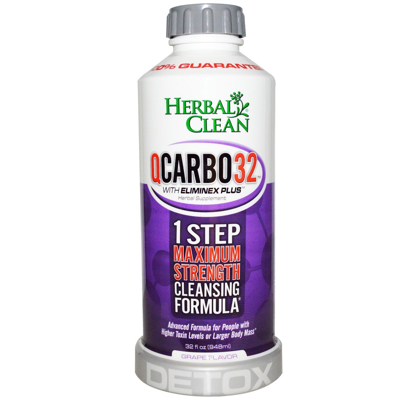 Herbal Clean QCarbo32 1 Step Maximum Strength Cleansing Formula