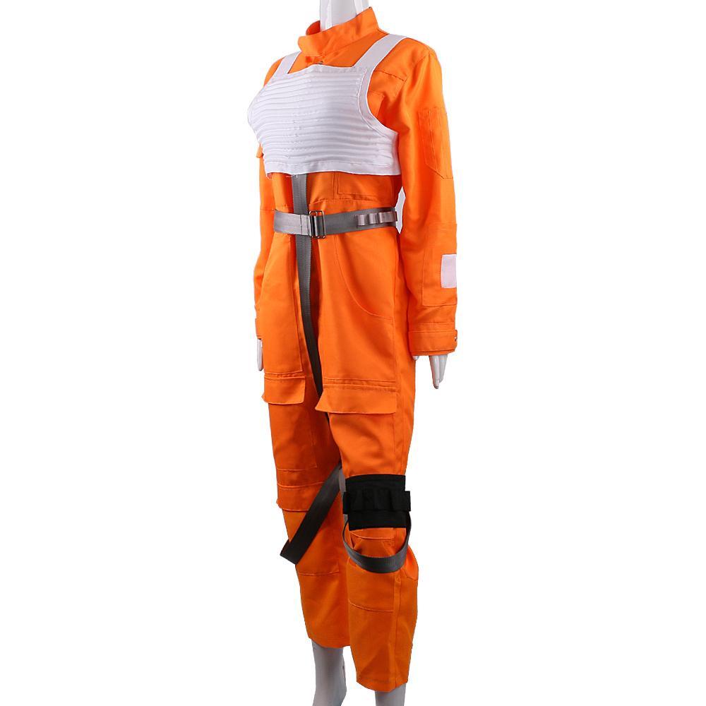 Star Wars A New Hope Luke Skywalker: X-Wing Pilot Jumpsuit Cosplay ...