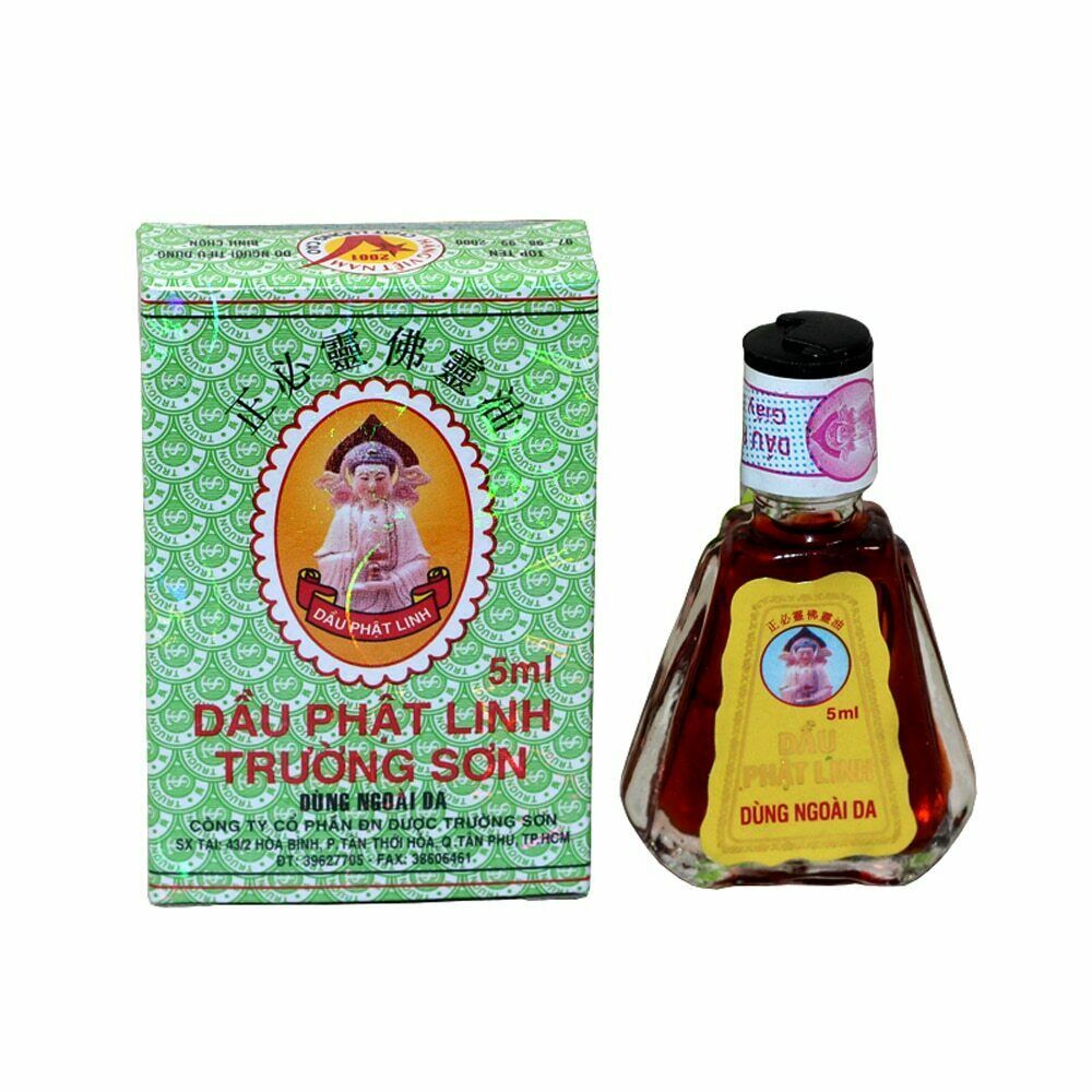 Vietnam Buddha Oil 5ml For Headache Toothache Dau Phat Linh Free ...