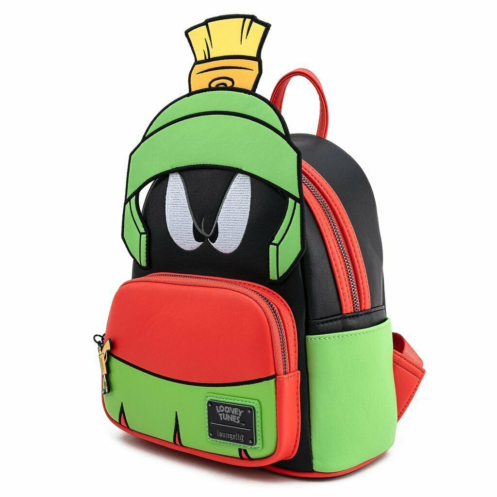 Loungefly Looney Tunes Marvin the Martian Cartoon Cosplay Mini Backpack ...