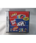 Uno Skip-Bo Uno Free Fall 3 Game Pack 2006 Nintendo DS DSL DSi Video Game - $8.00