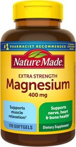 Nature Made Extra Strength Magnesium Oxide 400 mg, Dietary Supplement for Muscle - $16.48