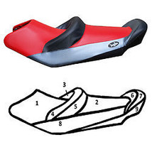 Yamaha 2006-2009 VX Cruiser Blacktip Custom Color and Cut Black Tip Seat Cover - $286.95