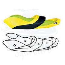 Custom Yamaha 2008-2010 FX SHO Cruiser Seat Cover Blacktip 08 09 10 - $286.95