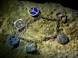 TWINS FREYA FREYR Peace Love Prosperity Fierce Protection Charm Bracelet haunted - $333.00