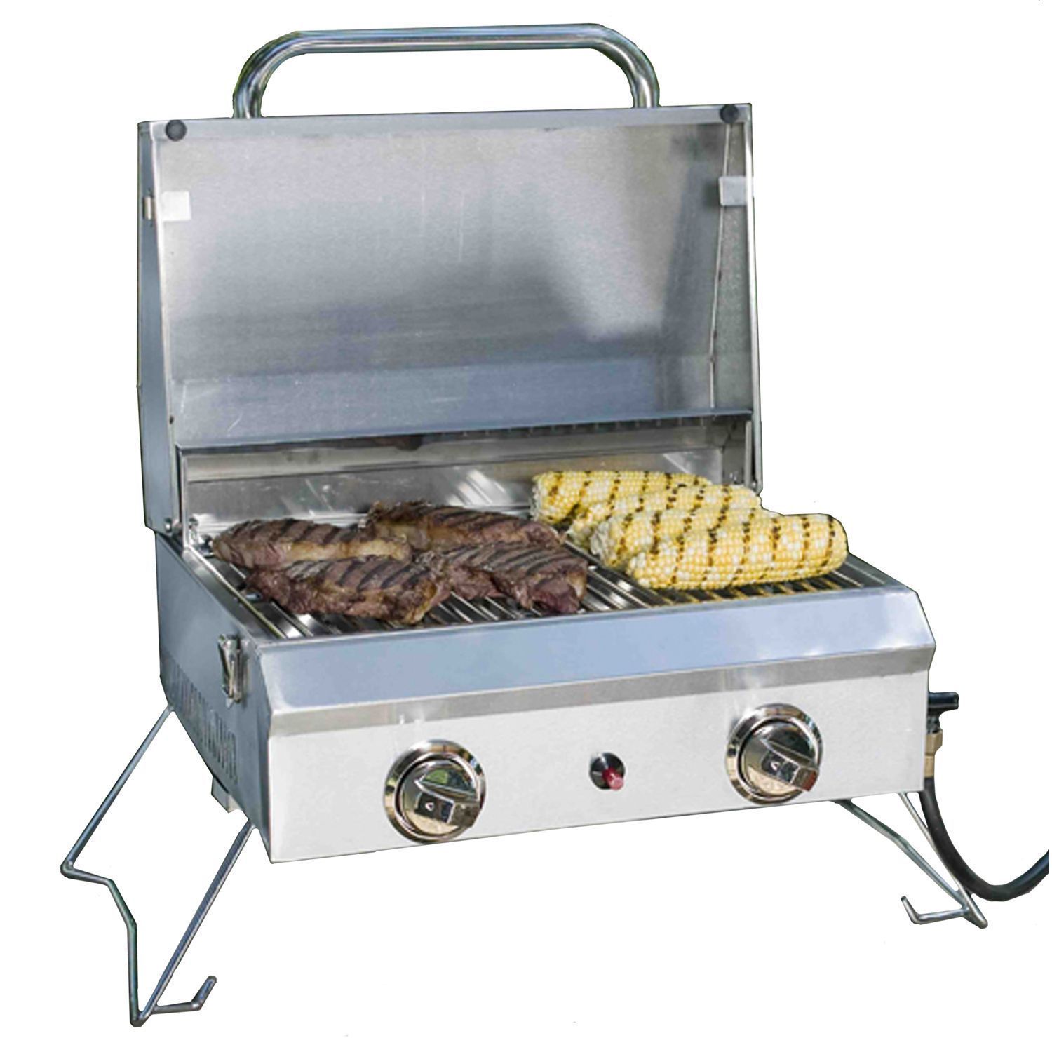 Member's Mark Portable St Steel Gas Grill 2 Burners 272 sq in cooking ...