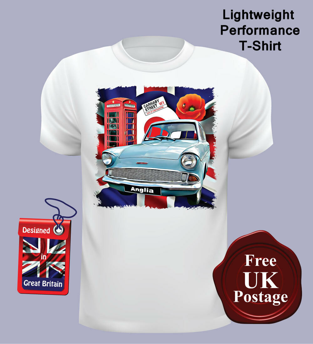 Ford Anglia Men's T Shirt, Ford Anglia, Union Jack, T Shirt, Target ...
