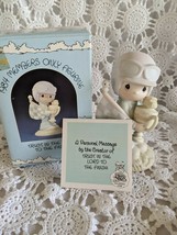 Enesco Precious Moments 1984 Members Only Figure Trust In The Lord To The Finish - $9.69