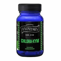 US Chlora-xym Spirulina Enzymes Blue Algae 62 Caps Vegan Superfood - $45.00
