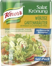 Knorr Salat Kroenung Spicy Garden Herbs SALAD Dressing-5 sachets-FREE SH... - $6.92