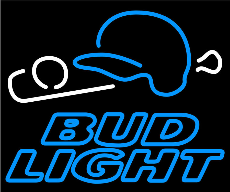 Bud Light Baseball Neon Sign - Neon