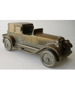 Vintage 1927 Lincoln Brougham Banthrico Car Coin Bank Metal Automobile - £20.77 GBP