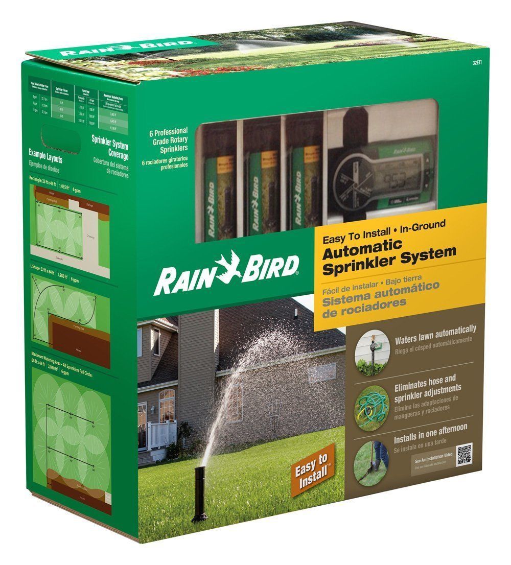 Rain Bird 32ETI Easy to Install InGround Automatic Sprinkler System